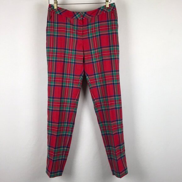 VINEYARD VINES • Jolly Plaid Cocktail Pant NWT - Picture 3 of 6
